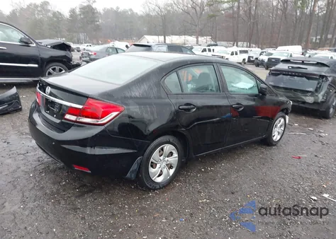 2014 Honda Civic Lx из США, поврежденный, VIN 19XFB2F55EE032301